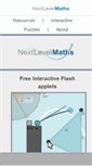 Mobile Screenshot of nextlevelmaths.com